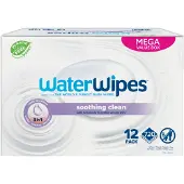 WaterWipes Sensitive Soothing Babydoekjes - 99% Water - 12 x 60 - 720 Billendoekjes