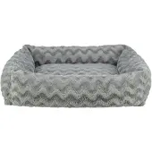 Trixie Be Eco - Vital Hondenmand Loki - Orthopedisch - Soft Edition - Gerecycled Polyester - Grijs - 50X35 cm