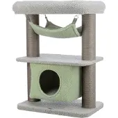 Trixie kitten krabpaal lunito grijs/mintgroen - 71 cm