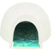 Trixie hamster iglo met koelplaat keramiek wit - 15x13x9 cm
