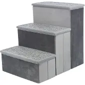 Trixie trap met opbergruimte grijs - 34x50x45 cm