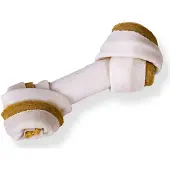Petsnack 12-13 cm 5 st duoknoop met semi-moist strip