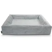 Bia bed rib hoes hondenmand grijs 85x70x15cm