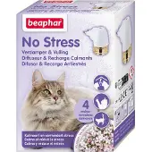 Beaphar No Stress Verdamper Met Vulling Kat - Anti stressmiddel - 30 ml