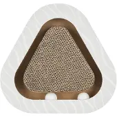 Trixie krabplank karton met 2 ballen - 36x36x5 cm - Speelgoed kat