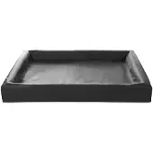 Bia bed kunstleer hoes hondenmand zwart -7 120x100x15 cm