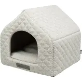 Trixie - Hondenmand - Huis - Noah - Vitaal - Schuimrubber - Lichtgrijs - 43X40X45 cm