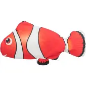 Trixie spartel vis stof catnip oranje - 26 cm - Speelgoed kat