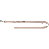 Trixie hondenriem premium verstelbaar blush roze 200x2 cm