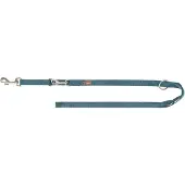 Trixie hondenriem premium verstelbaar petrol blauw 200x1 cm