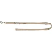 Trixie hondenriem premium verstelbaar zand taupe 200x1 cm