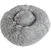 SAZZZ hondenmand fluffy lichtgrijs 52x52x13 cm
