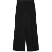 Vero Moda Bandplooibroek 'VMEVA' zwart