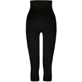 AMOENA Compressie Bermuda 2-ZIP-BO Zwart - maat L