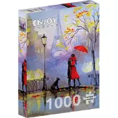 Enjoy Puzzel regendag in Parijs 1000 delen 1 St