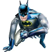 Amscan Folieballon Batman Jongens 91 X 111 Cm Grijs/zwart