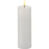 Sirius Home Sille LED Kaars Stompkaars - Ø 7,5cm x H 10cm - wit