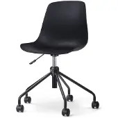 Nolon Bureaustoel Nout-Pip | kunststof zwart 44.5x85x51.5 cm bureaustoelen | NADUVI