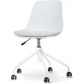 Nolon Bureaustoel Nout-Liv | kunststof wit 44.5x85x51.5 cm bureaustoelen | NADUVI