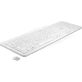 DeLOCK USB Keyboard 2.4 GHz wireless white (flat)