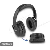 DeLOCK Bluetooth 5.0 Headphones Over-Ear foldable with integrated Microphone and intense Bass, up to 20 hours playback time