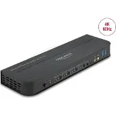 DeLOCK 11483 HDMI-switch HDMI Toetsenbord, Muis, Besturing, Afstandsbediening 3840 x 2160 Pixel
