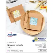 Avery 22565 printeretiket Wit Zelfklevend printerlabel