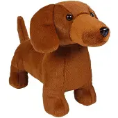 Take Me Home Teckel pluche knuffel hond 33cm zacht speelgoed .