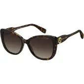 Marc Jacobs Zonnebril MARC 815/S 55/17/140 DARK HAVANA/BROWN SHADED acetaat dames MARC 815/S