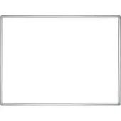 Franken Whiteboard PRO, geëmailleerd, wandmontage in staand en liggend formaat, frame van wit gelakt staal en aluminium, magnetisch, opbergbak, 900 x 1800 mm