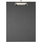 Exacompta 10x Klemplaat in gecoat papier - 23x32cm voor A4 - Zwart - 17291E