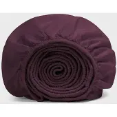 Yumeko Hoeslaken Gewassen Percal Katoen 90x200 Paars - Eco, Bio & Fairtrade