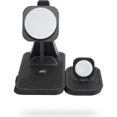 ZENS 3-in-1 MagSafe Draadloze Oplader met iPad Houder Zwart