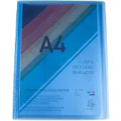 Exacompta Showalbum 85462E A4 Blauw 40 hoezen 12 Stuks