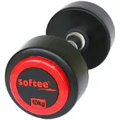 Softee Pro-sport 10kg Dumbbell Zwart 10 kg