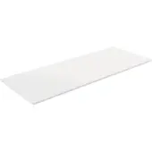 Saniclass Tops Topblad - 120x1.5x46cm - mat wit