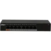 Dahua DH-PFS3008-8GT-96 - Switch - 8 x 10/100/1000 - Voor op het bureau - Hoge PoE-ondersteuning (96 W)