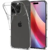 Spigen Liquid Crystal Hoesje Geschikt voor Apple iPhone 16 Pro Max - Back Cover TPU Transparant