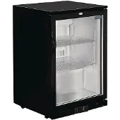 Polar Laag Model Gekoelde Bardisplay | Zwart | 128L | 85(h)x60x52cm