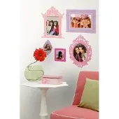RoomMates Muurstickers - Fotolijsten Roze En Paars - - Wall_stickers - Paars - Vinyl