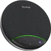 Yealink SP92 – Draagbare Speakerphone – Bluetooth, USB-A & USB-C – Conferentiespeaker met AI-ruisonderdrukking – Geschikt voor Microsoft Teams – Grijs