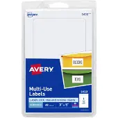 Avery 5450 etiket Rechthoek Verwijderbaar Wit 40 stuk(s)
