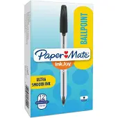 Papermate InkJoy 50ST Zwart Stick balpen Medium 12 stuk(s)