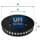 Ufi 27.A10.00 Luchtfilter