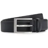 BOSS Riem 'Brondon' zwart / zilver
