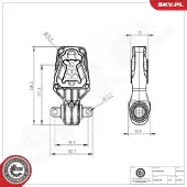ESEN SKV 75SKV049 Motorsteunlager