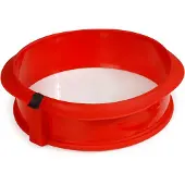 Lékué springvorm met bord rood 23 cm