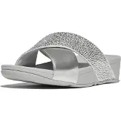 Original Brands Lulu crystal-mix metallic cross slides