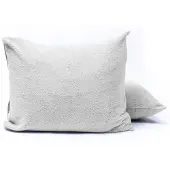 Zavelo Teddy Kussenslopen Grijs (2-stuks)