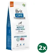 Brit 2x12 kg care hypoallergenic adult large breed hondenvoer